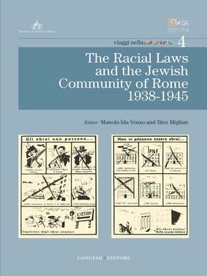 cover image of The Racial Laws and the Jewish Comunity of Rome (1938-1945)